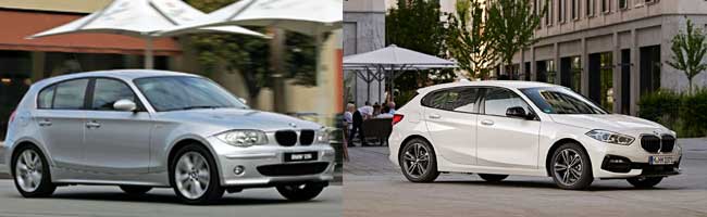 BMW 1 series past and present