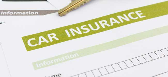 insurance documents in car