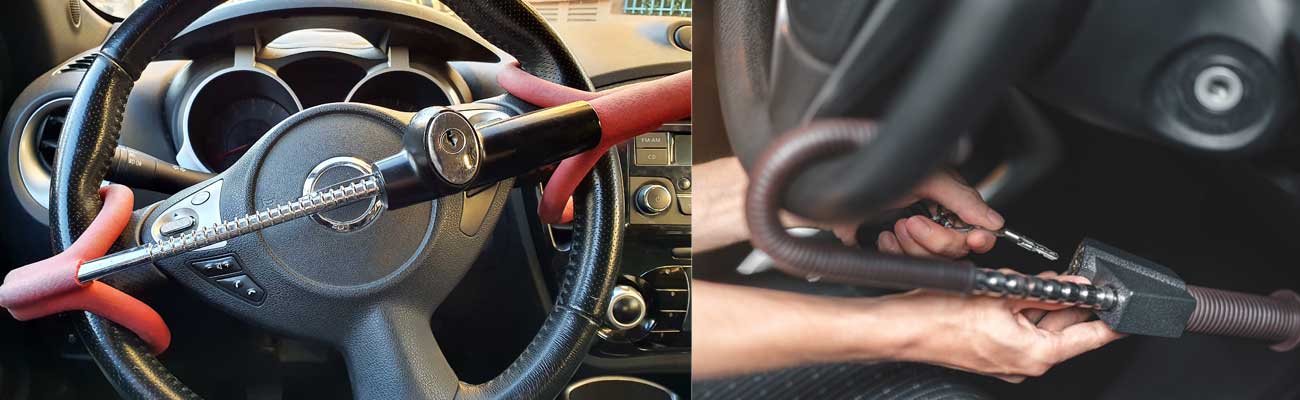 steering wheel lock for car safety